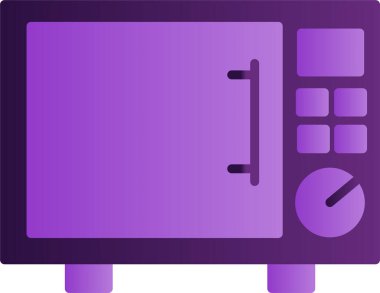 Fırının vektör simgesi. Web illüstrasyonu