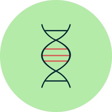 DNA simgesi vektör illüstrasyonu