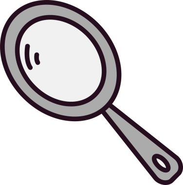 Web tasarımı için el aynası simgesi