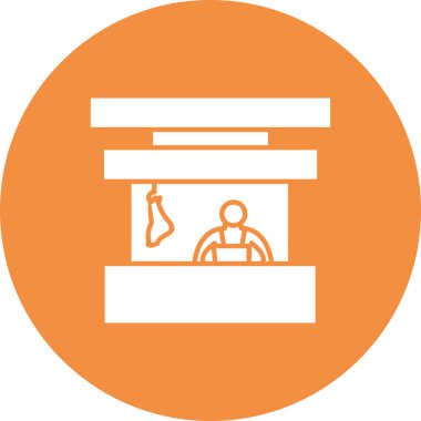 Kasap 'ın vektör çizimi 