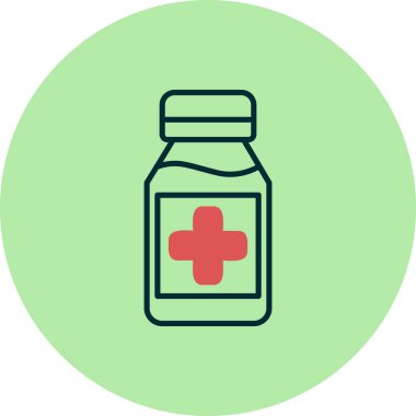 Şurup simgesi vektör illüstrasyonu