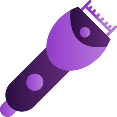 Sakal kesme. Web simgesi basit illüstrasyon