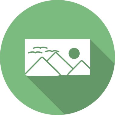 Resim, resim simgesi vektör illüstrasyonu