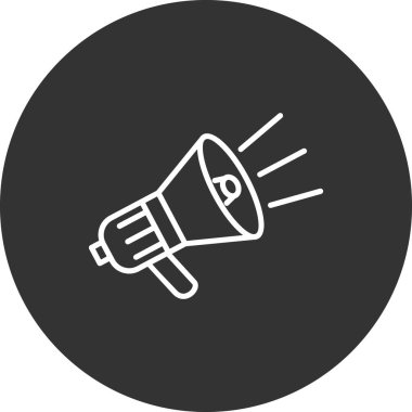 Hoparlörün vektör illüstrasyonu