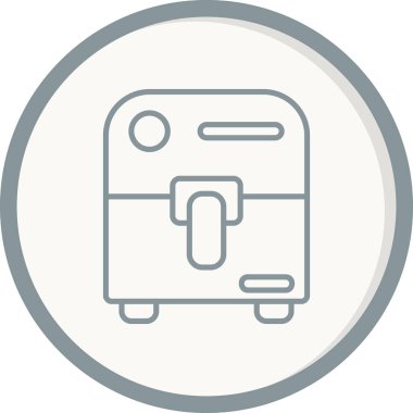 Resim, Air Fryer simge vektörü