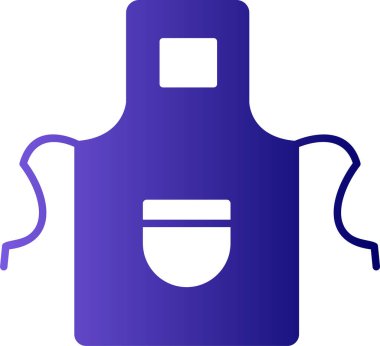 önlük simge vektör çizim