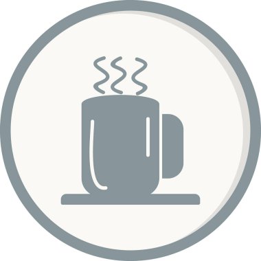 sıcak kahve fincanı, içecek, içecek, vektör illüstrasyonu