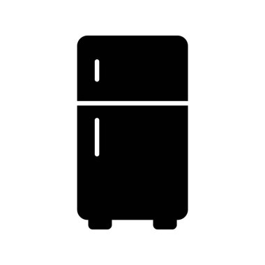 buzdolabı simgesi vektör illüstrasyonu