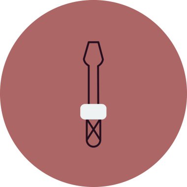 Tornavida simgesi, vektör illüstrasyonu