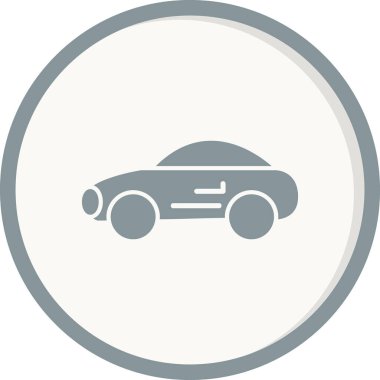 - Araba. Web simgesi basit illüstrasyon 