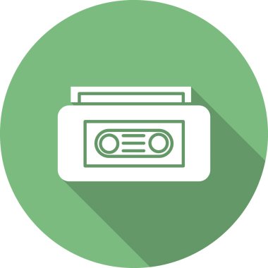 Video kaset. Web simgesi basit illüstrasyon