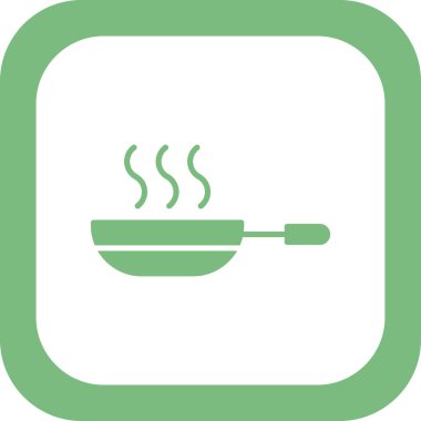 Kızarma. Web simgesi vektör illüstrasyonu