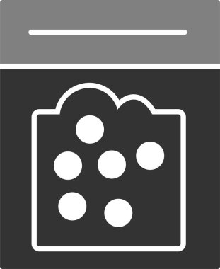 Kokainin vektör illüstrasyonu