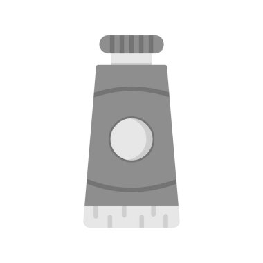 Yağlı boya tüp simgesinin vektör çizimi