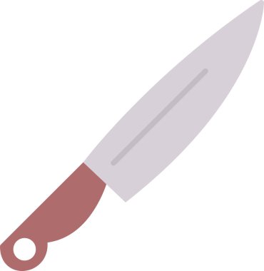 Bıçak. Web simgesi basit illüstrasyon 