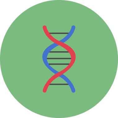 DNA simgesi vektör illüstrasyonu