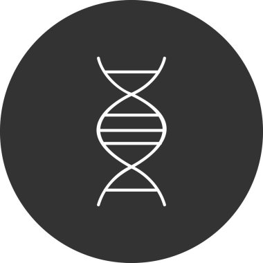 DNA simgesi vektör illüstrasyonu