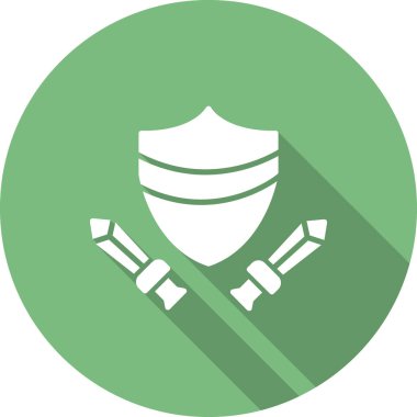 kalkan ağ simgesi basit illüstrasyon