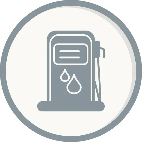Vector Illustration Oil Pump Icon — Stock Vector