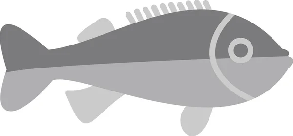 Rock Fish Icon Vector Illustration — ストックベクタ