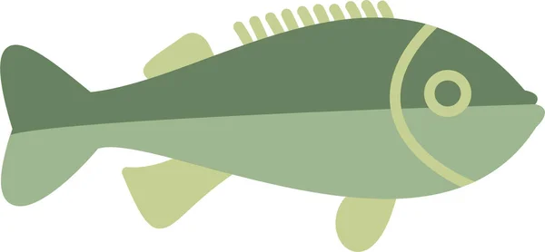 Rock Fish Icon Vector Illustration — ストックベクタ