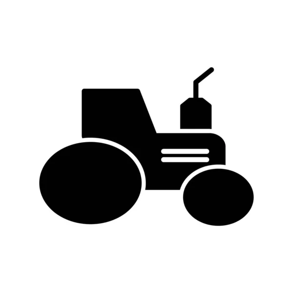 Tractor Icon Vector Illustration — стоковый вектор