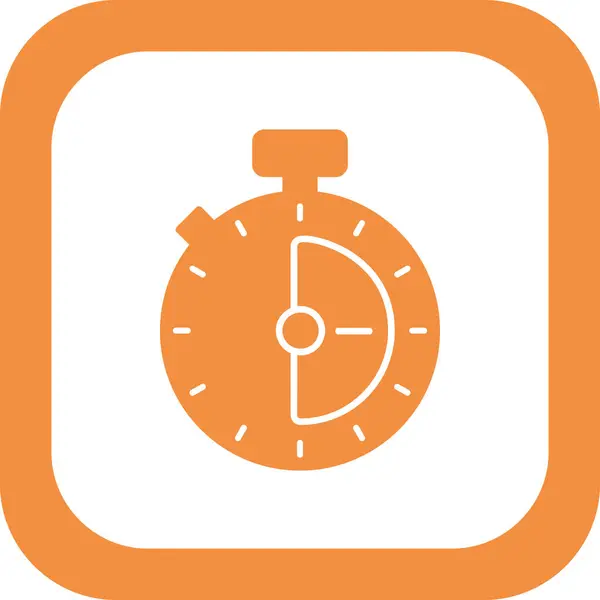 Countdown Web Icon Simple Illustration Stopwatch — 图库矢量图片