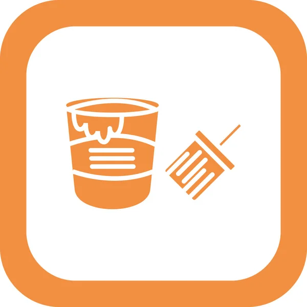 Paint Bucket Web Icon Simple Design — Stock Vector