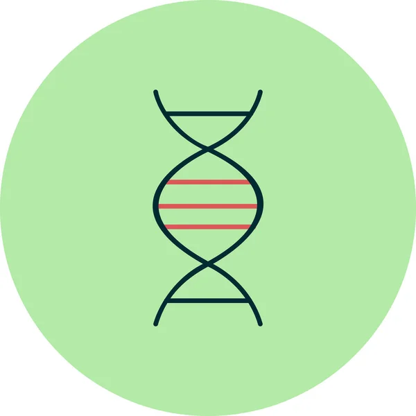 Dna Icon Vektor Illustration — Stockvektor