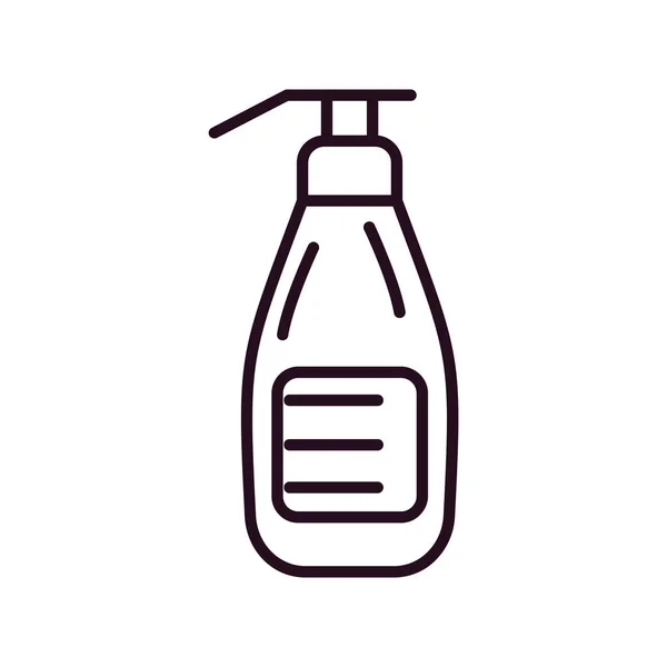 Bir Şişe Şampuan Vektör Illüstrasyonu — Stok Vektör