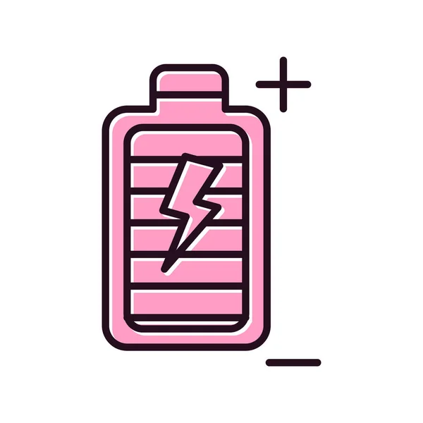 Charging Battery Icon Vector Illustration — Stock Vector