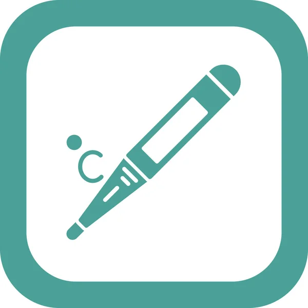 Thermometer Symbol Vektor Illustration — Stockvektor