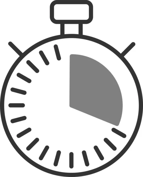 Stopwatch Web Icoon Eenvoudige Illustratie — Stockvector