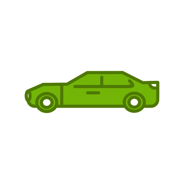 Deportes Coche Icono Vector Ilustración — Vector de stock