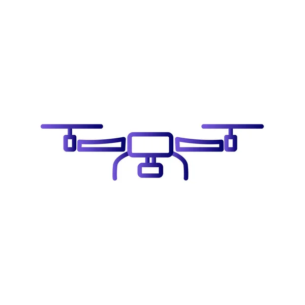 Camera Drone Icon Vector Illustration — Stockvector