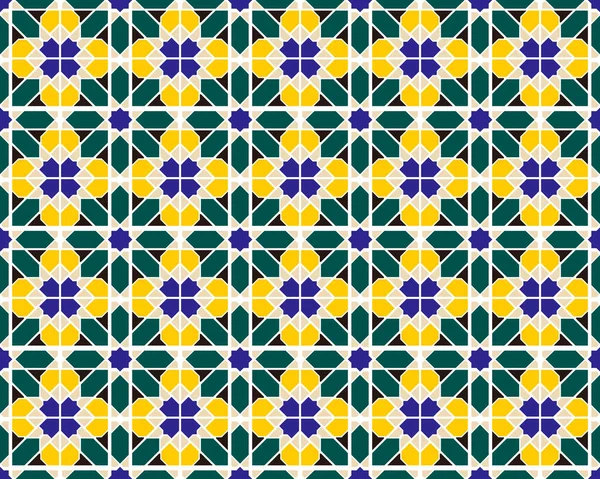 İllüstrasyon klasik yamasız mozaik mozaik antika model vektör arka planı. Geleneksel dekoratif geometrik dekoratif seramik iç mimari banyo, tuvalet, mutfak dekoratifi için uygun.