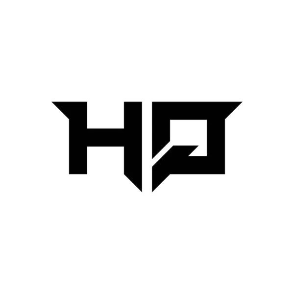 Логотип Літери Monogram Простим Сучасним Шаблоном Дизайну Форми Вектор Ізольовано — стоковий вектор