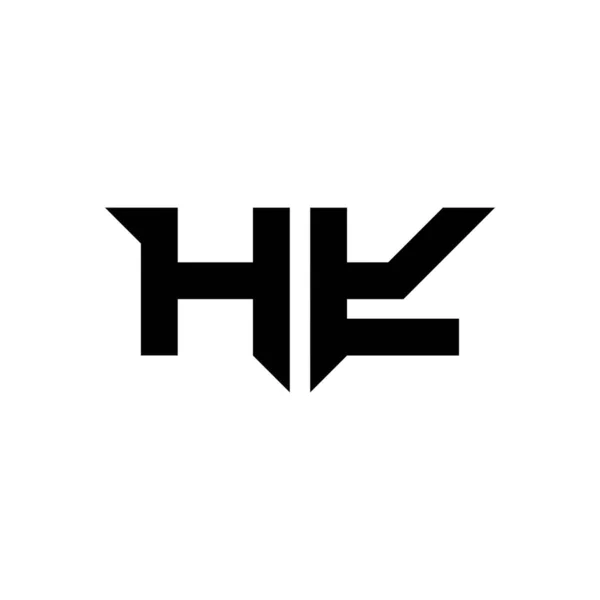 현대적 디자인 템플릿 벡터가 배경에 Monogram — 스톡 벡터