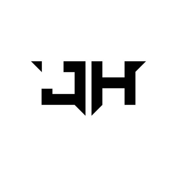 Monogram Logo Písmeno Jednoduchým Moderním Tvarem Styl Design Šablony Vektor — Stockový vektor