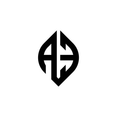 AE Monogram logo harfi beyaz arkaplanda izole edilmiş basit şekil biçimi geometrik tasarım şablonu