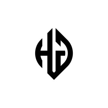 Beyaz arkaplanda izole edilmiş basit şekil biçimi geometrik tasarım şablonuna sahip HG Monogram logo harfi