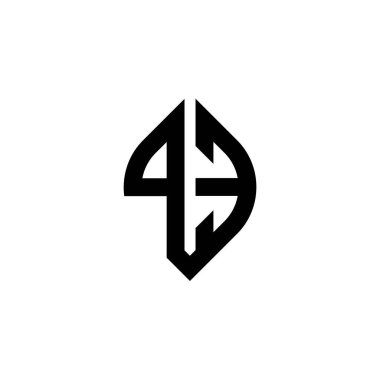 Beyaz arkaplanda izole edilmiş basit şekil biçimi geometrik tasarım şablonuna sahip PE Monogram logo harfi