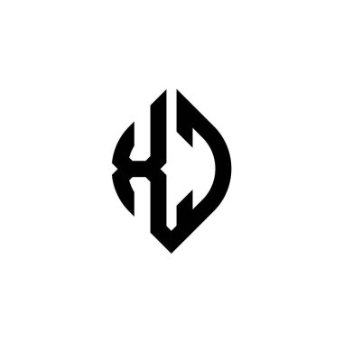 Beyaz arkaplanda izole edilmiş basit şekil biçimi geometrik tasarım şablonuna sahip XC Monogram logo harfi