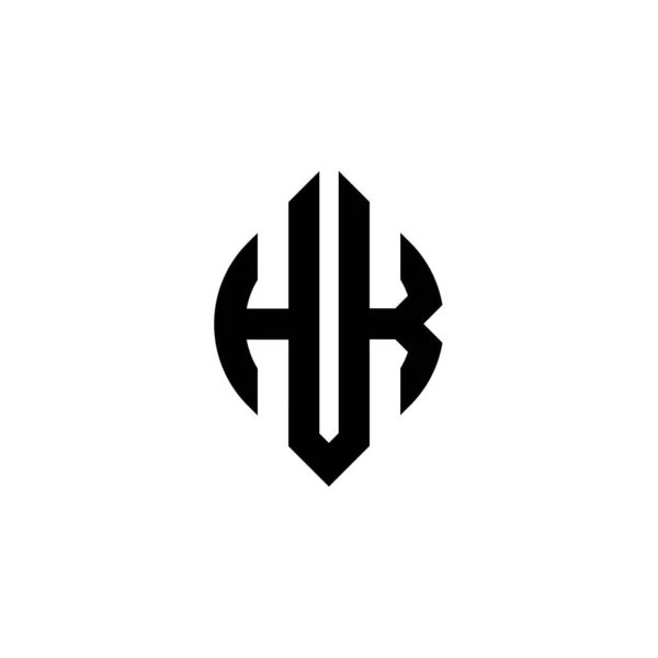 シンプルな継続的な形状スタイルの幾何学的なデザインのテンプレートと香港モノグラムのロゴの手紙白の背景に隔離 — ストックベクタ
