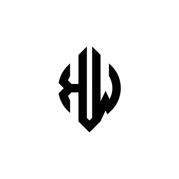 Monogram Logo Letter Met Eenvoudige Continue Vorm Stijl Geometrisch Ontwerp — Stockvector