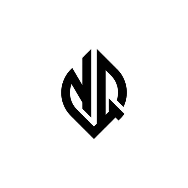 Carta Logotipo Monogram Con Plantilla Diseño Geométrico Estilo Forma Continua — Archivo Imágenes Vectoriales