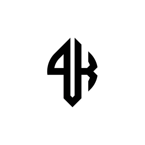 Monogram Logo Letter Simple Continued Shape Style Geometric Design Template — 图库矢量图片