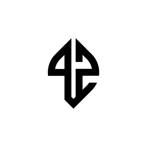Litera Logo Monogramu Prostym Geometrycznym Wzorem Kształtu Odizolowanym Białym Tle — Wektor stockowy