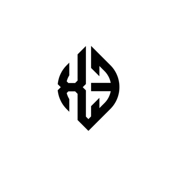 Monogram Logo Písmeno Jednoduchým Pokračujícím Tvarem Styl Geometrický Design Šablony — Stockový vektor