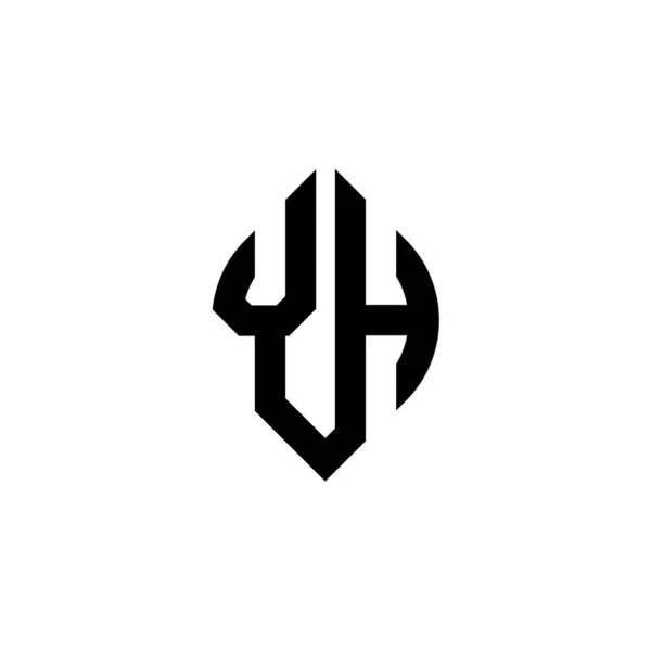 Lettera Logo Monogram Con Semplice Modello Design Geometrico Stile Continuativo — Vettoriale Stock